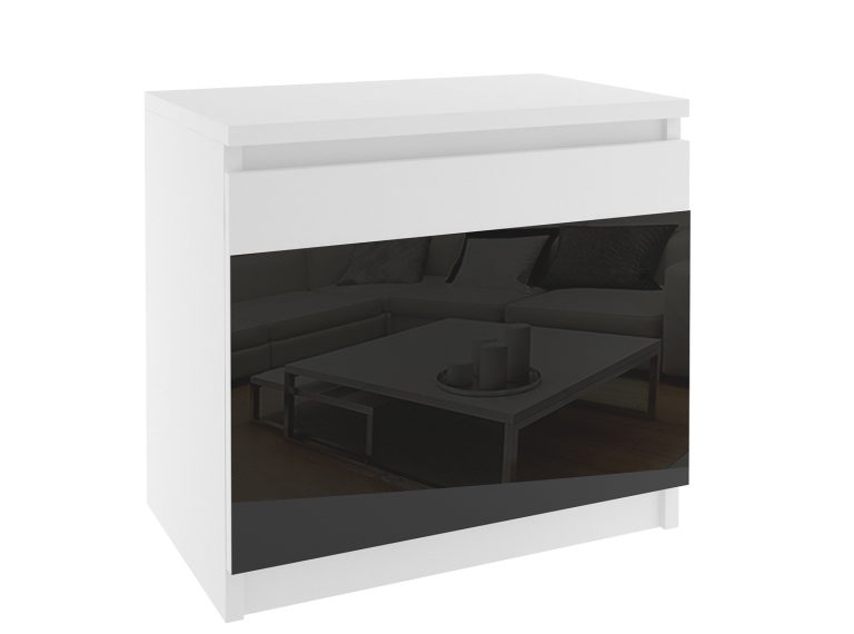 Szafka nocna BM SN1/0/W/W/B/0