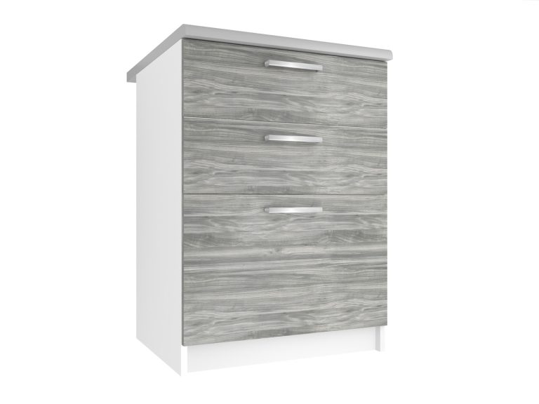 Szafka kuchenna stojąca bez blatu z szufladami TOR SDSZ60/1/WT/GW/0/E