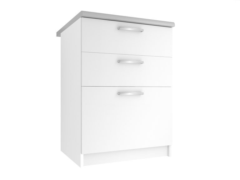 Szafka kuchenna stojąca bez blatu z szufladami TOR SDSZ60/0/WT/WT/0/E