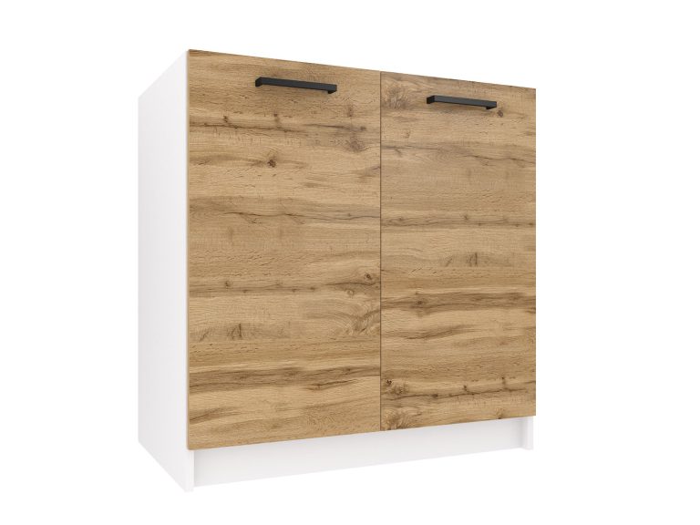 Szafka kuchenna dolna 80cm dąb wotan TOR SDZ80/0/WT/DW/0/B1