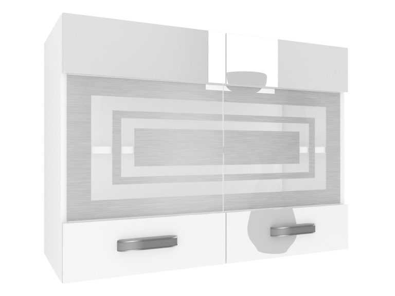 Szafka kuchenna wisząca INF SGW80/3/WT/W/0/F