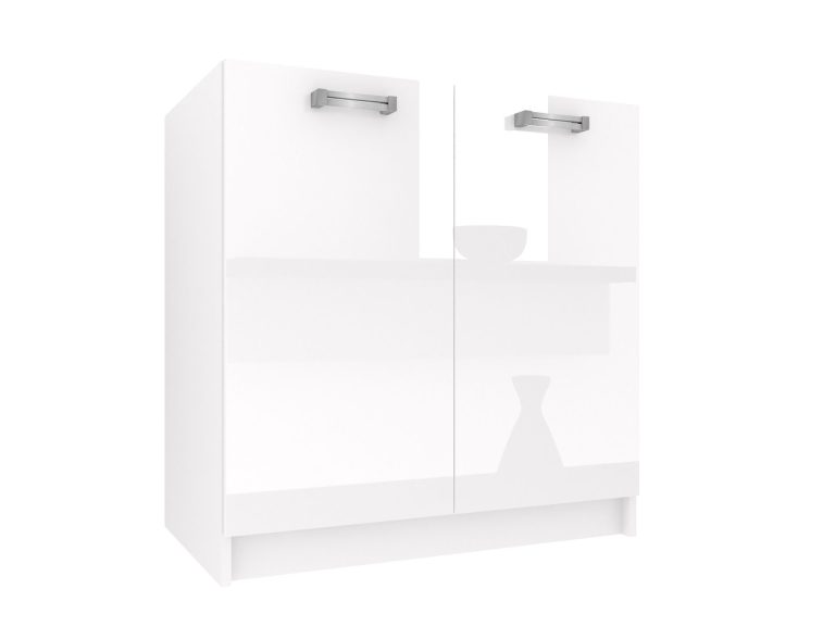 Szafka kuchenna stojąca zlewowa INF SDZ80/0/WT/W/0/D