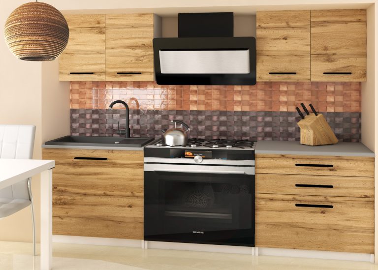 Meble kuchenne 120 cm dębowe dąb wotan dąb sonoma bez blatu Producent TOR TIESTO2/2/WT/DW/BB/B1