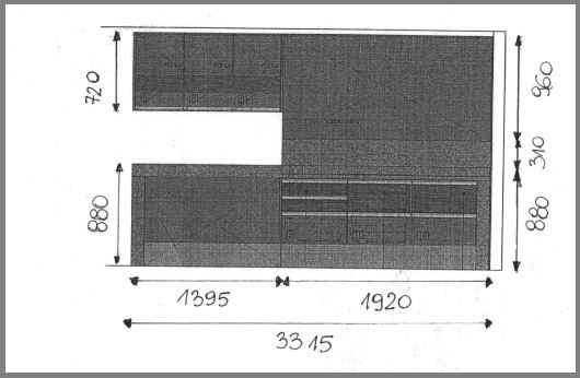 Zestaw mebli kuchennych Natura