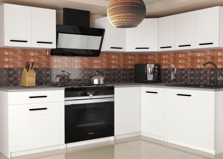 Meble kuchenne 300 cm białe mat z blatem Producent TOR ARMIN2/2/WT/WT/0/B1