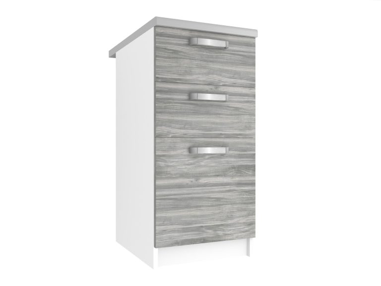 Szafka kuchenna stojąca bez blatu z szufladami TOR SDSZ40/0/WT/GW/0/U