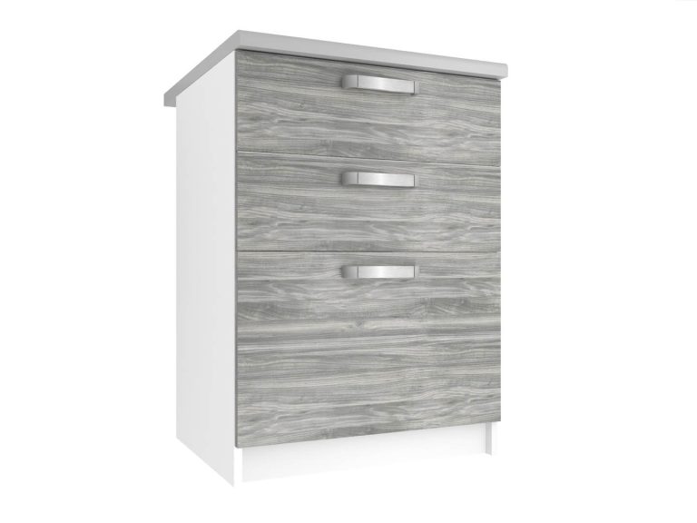 Szafka kuchenna stojąca bez blatu z szufladami TOR SDSZ60/1/WT/GW/0/U