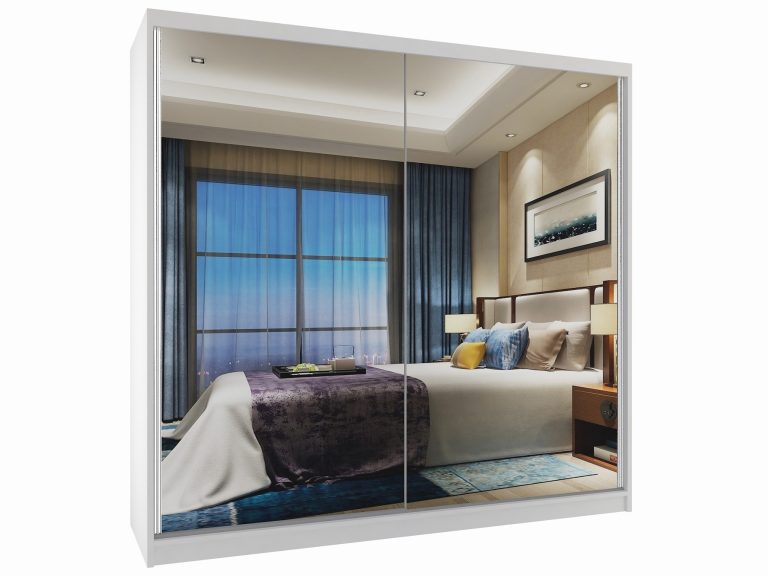 Szafa przesuwna 200 cm z lustrem Producent M SZP1/2/W/WI/L/HI