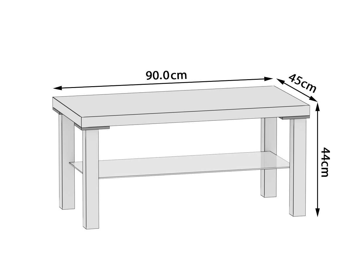 Stolik kawowy ława IMPERIUM BELINI 1 IMP SK1/0/W/DS/0/0