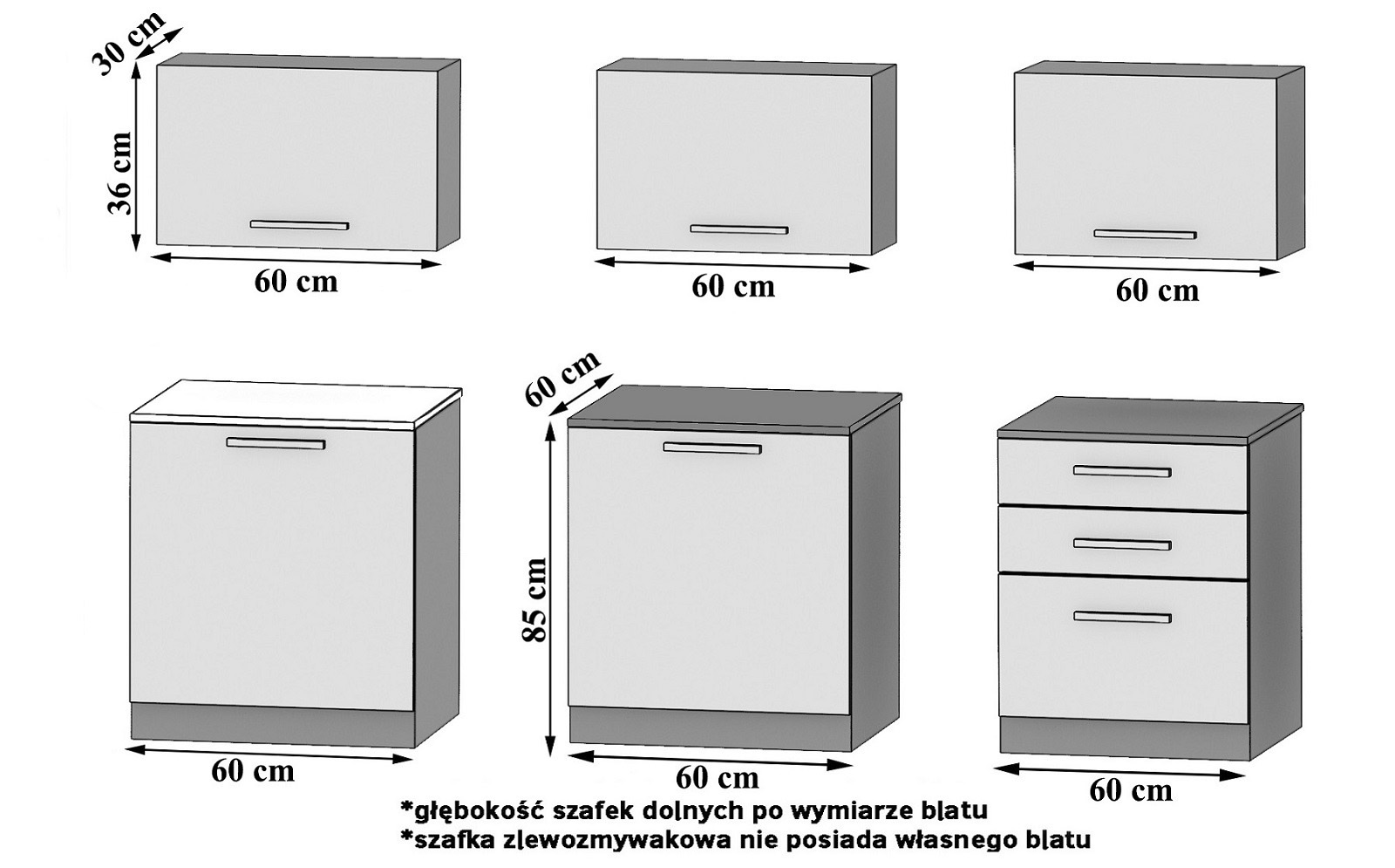 Meble kuchenne 180 cm dębowe dąb wotan dąb sonoma z blatem Producent TOR LAURENTINO2/3/WT/DS/0/B1
