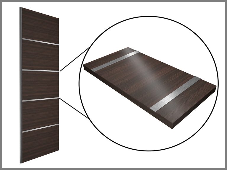 Szafa przesuwna 133 cm z lustrem czarna heban ciemna Producent MBP SZP2/2/W/B/0/AL