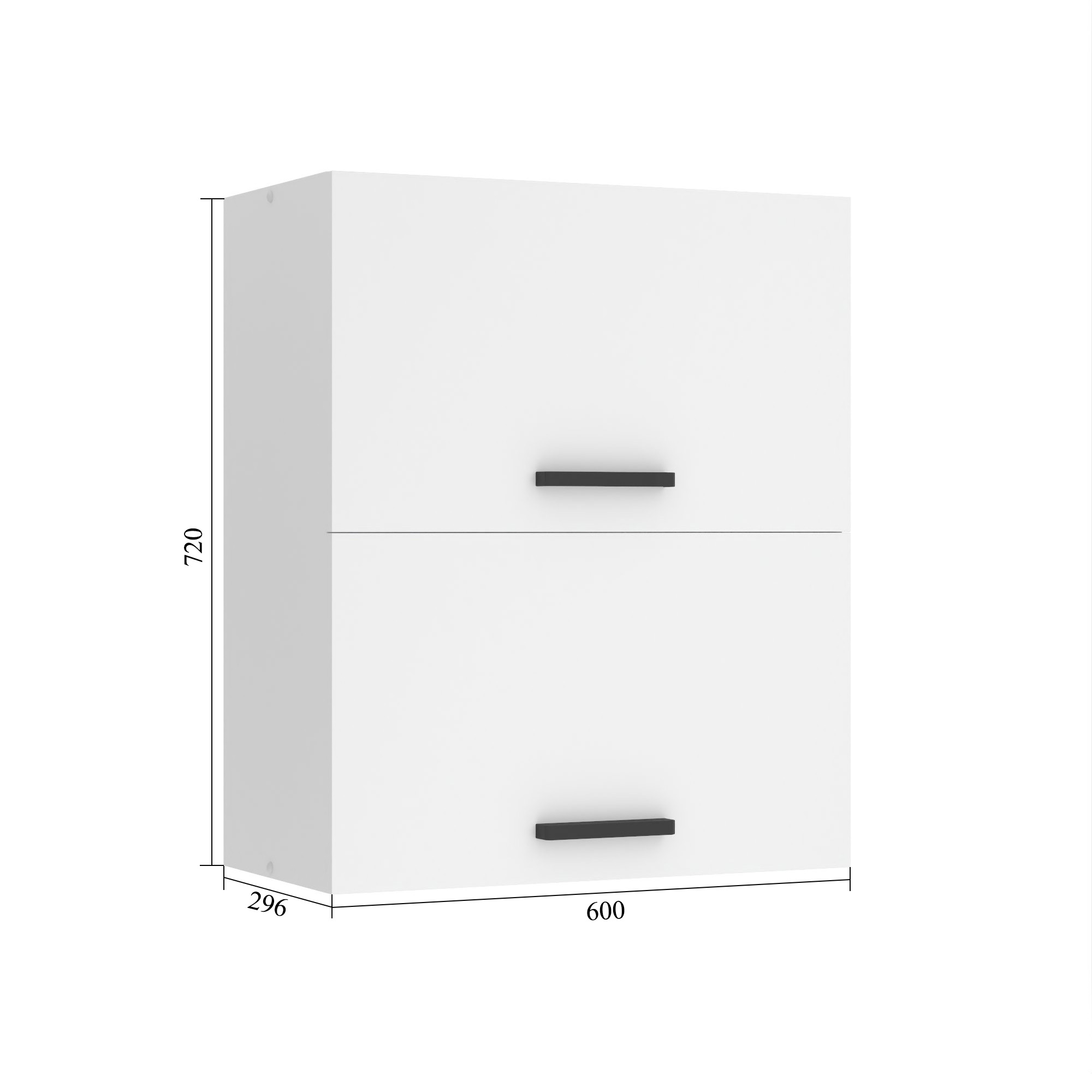 Szafka kuchenna górna 60cm INF SGP2-60/0/WT/B/0/B1/PP