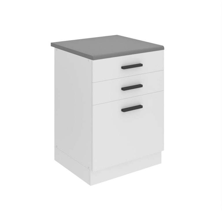 Szafka kuchenna dolna 60cm szuflady TOR SDSZ60/0/WT/WT/B/B1/PP