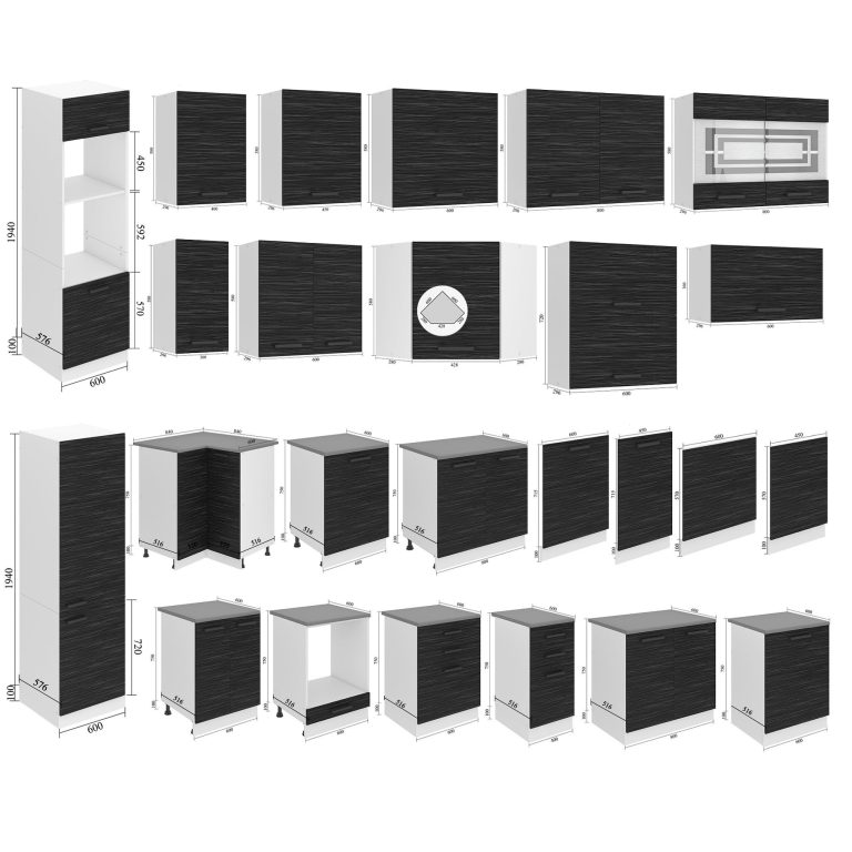 Szafka kuchenna zlewozmywakowa 80cm TOR SDZ80/0/WT/HK/B/B1/PP