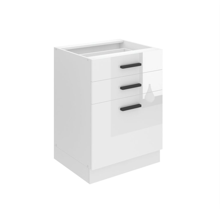 Szafka kuchenna dolna 60cm szuflady INF SDSZ60/0/WT/W/0/B1/PP