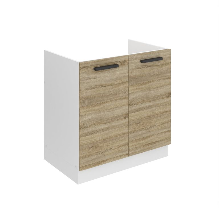 Szafka kuchenna zlewozmywakowa 80cm TOR SDZ80/0/WT/DS/0/B1/PP