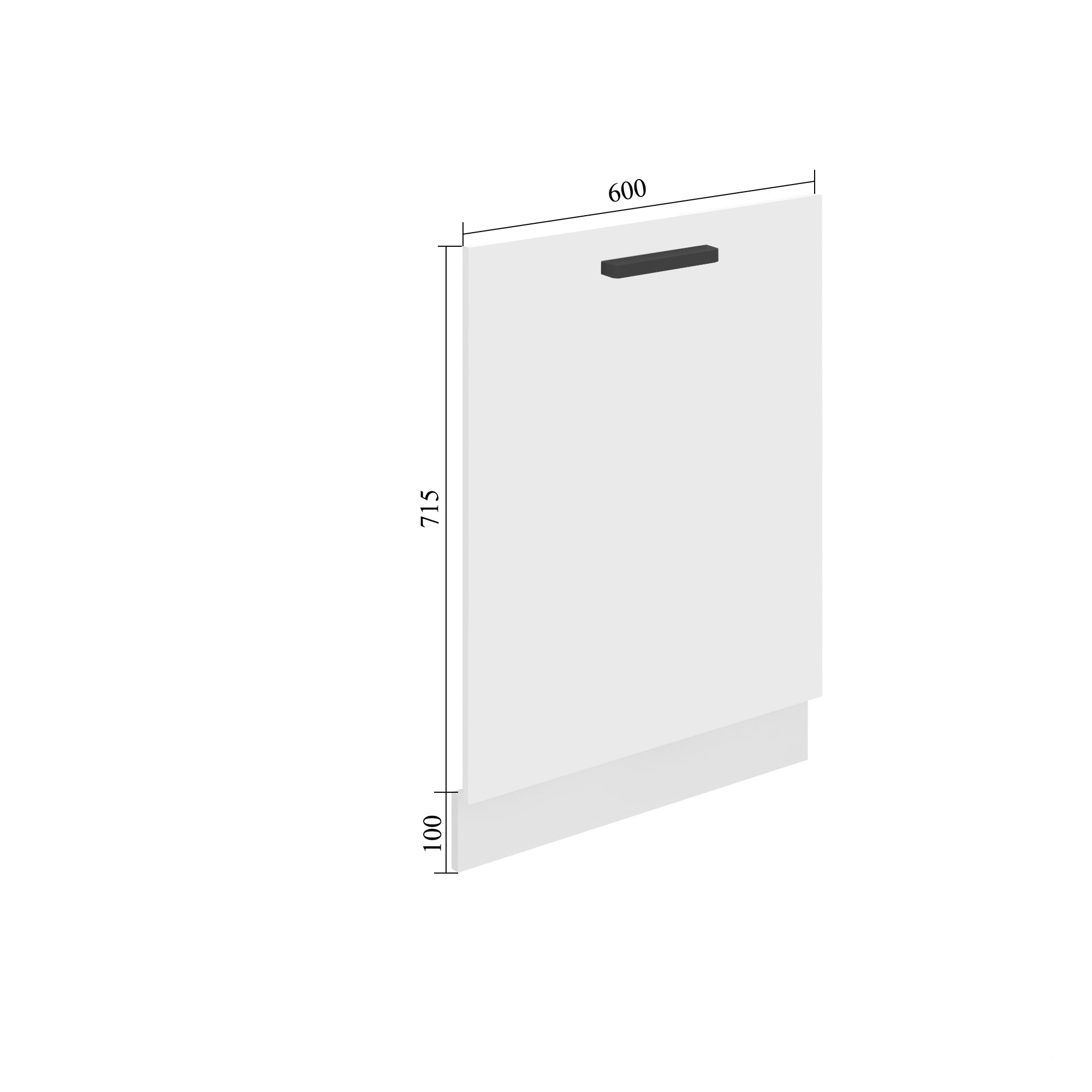 Panel zmywarkowy zamknięty 60cm INF PZ60/0/WT/W/0/B1/PP