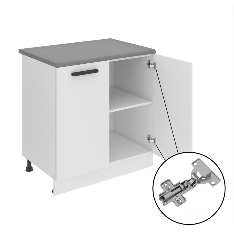 Szafka kuchenna zlewozmywakowa 80cm TOR SDZ80/0/WT/DW/0/B1/PP