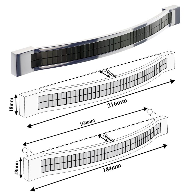 Zestaw mebli łazienkowych Glamour 9 GLA P 1/0/W/WS/0/MB/PP