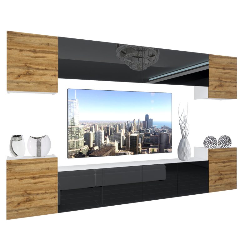 Meblościanka Nexum 68 NEX 4/0/W/DWBDWB/0/0/PP