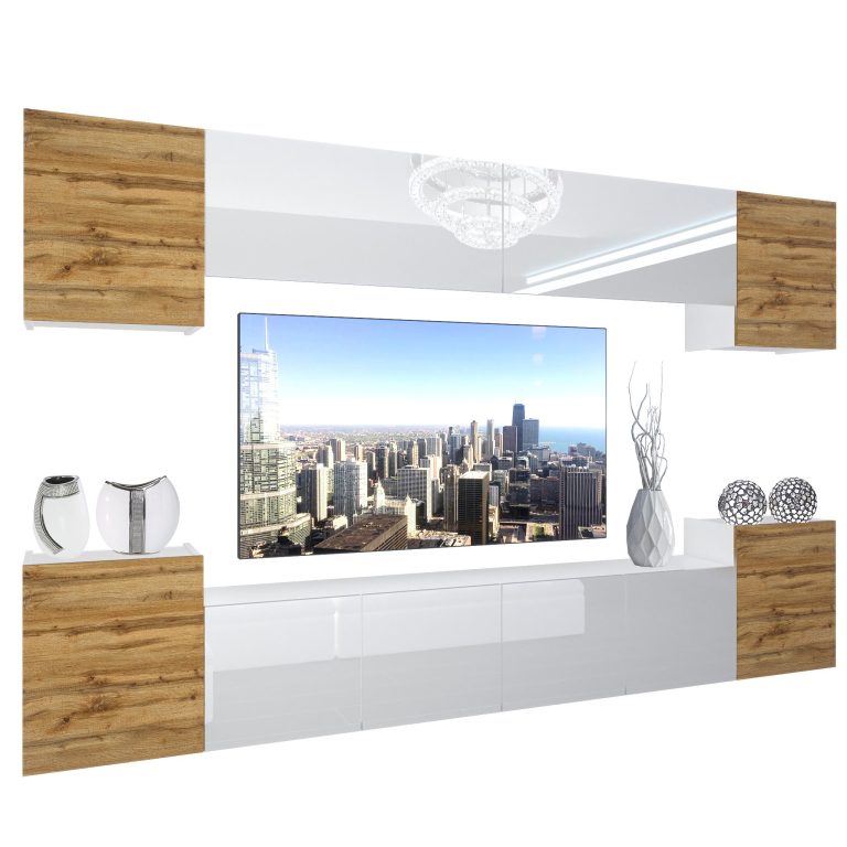 Meblościanka Nexum 62 NEX 4/0/W/DWWDWW/0/0/PP