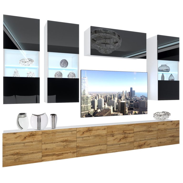 Meblościanka Nexum 82 NEX 5/0/W/BDW/0/0/PP