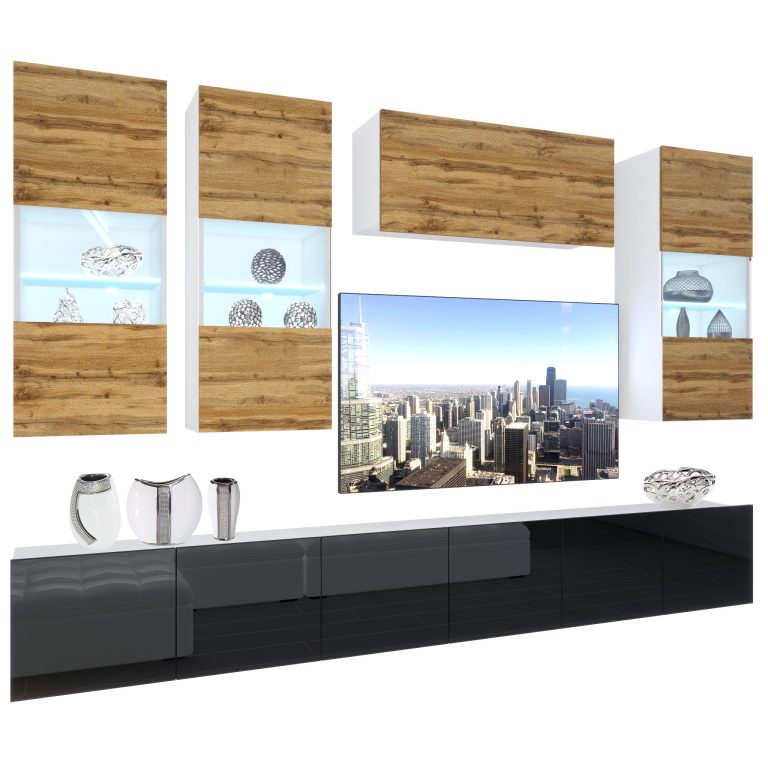 Meblościanka Nexum 81 NEX 5/0/W/DWB/0/0/PP