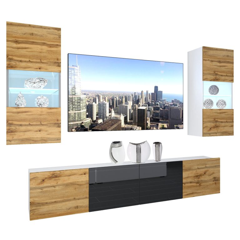 Meblościanka Nexum 109 NEX 7/0/W/DWDWB/0/0/PP