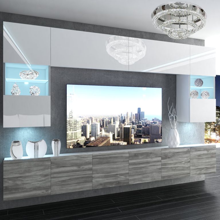 Meblościanka Nexum 133 NEX 1/0/W/WGW1/0/0/PP