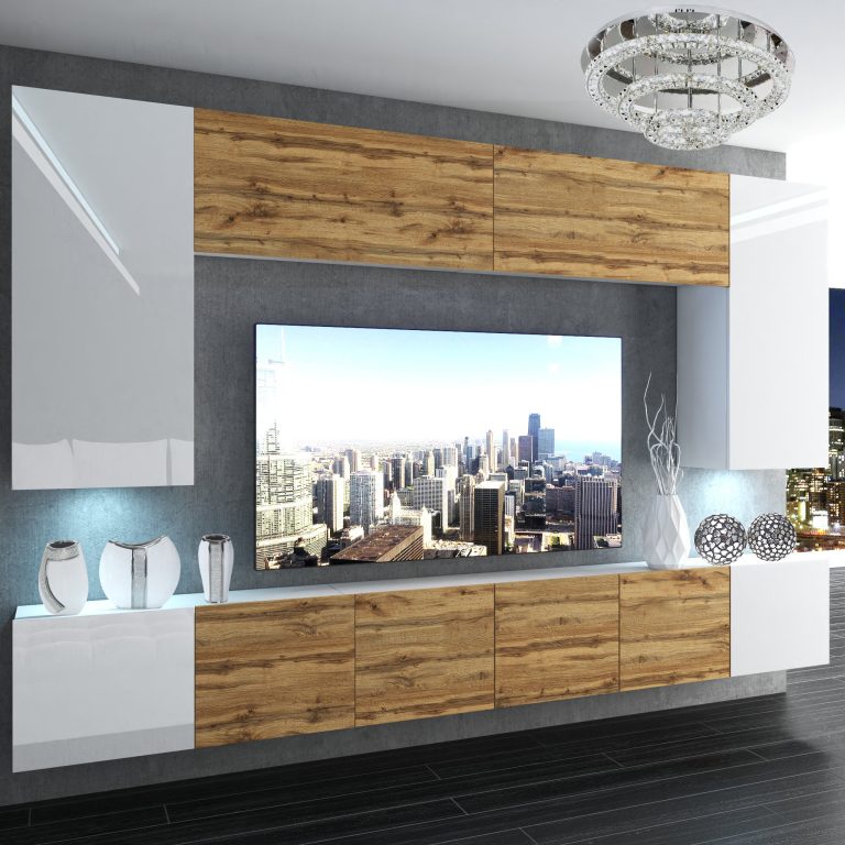 Meblościanka Nexum 25 NEX 2/0/W/WDWWDW/0/0/PP