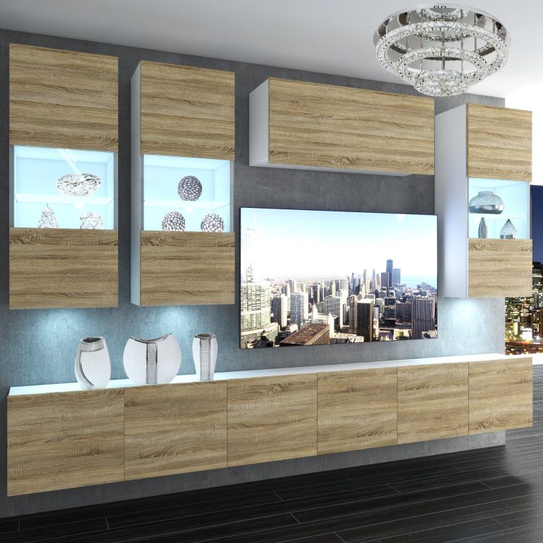 Meblościanka Nexum 84 NEX 5/0/W/DS/0/0/PP