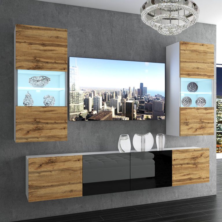 Meblościanka Nexum 109 NEX 7/0/W/DWDWB/0/0/PP