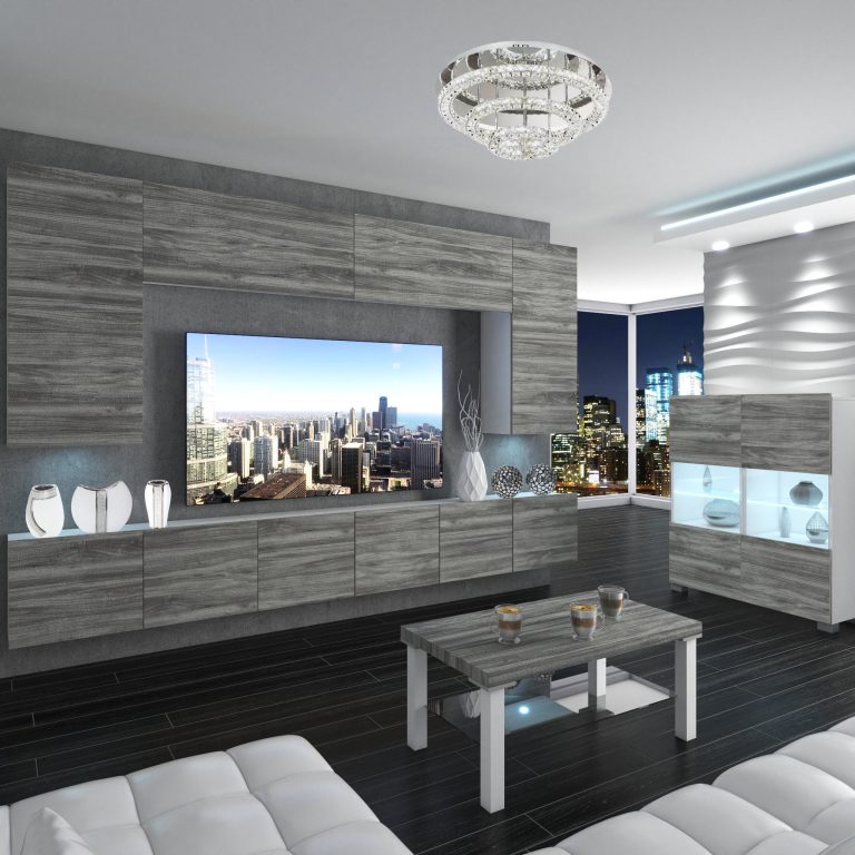 Meblościanka Nexum 33 NEX 2/0/W/GW1/0/0/PP