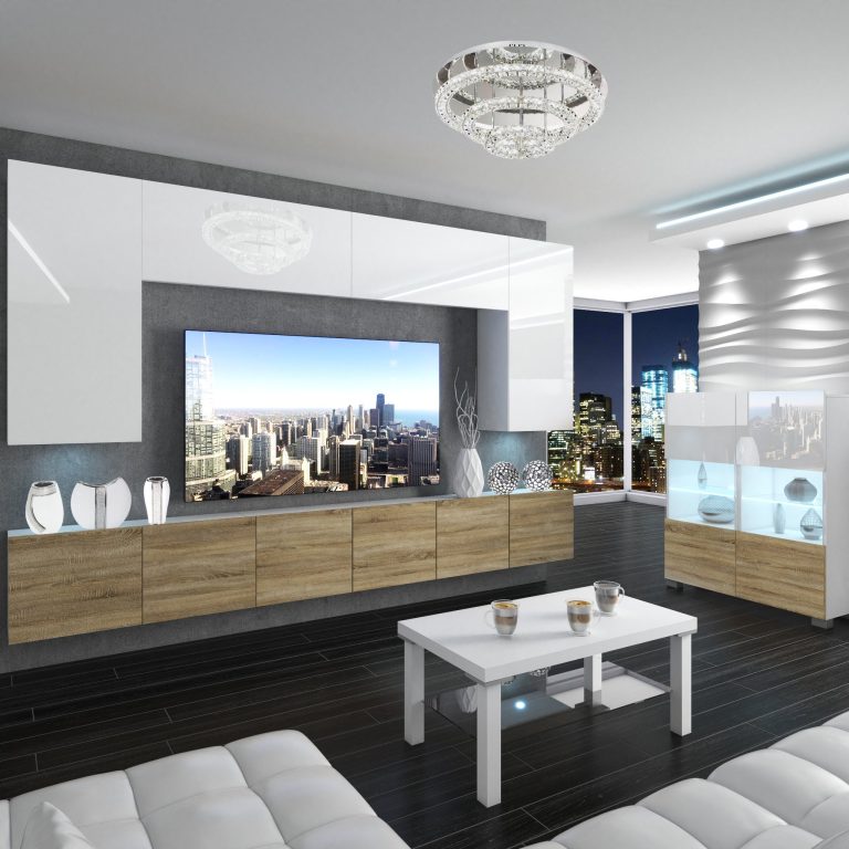 Meblościanka Nexum 21 NEX 2/0/W/WDS/0/0/PP