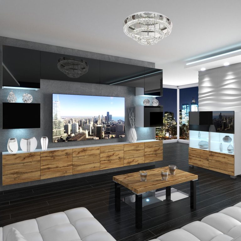 Meblościanka Nexum 51 NEX 3/0/W/BDW/0/0/PP