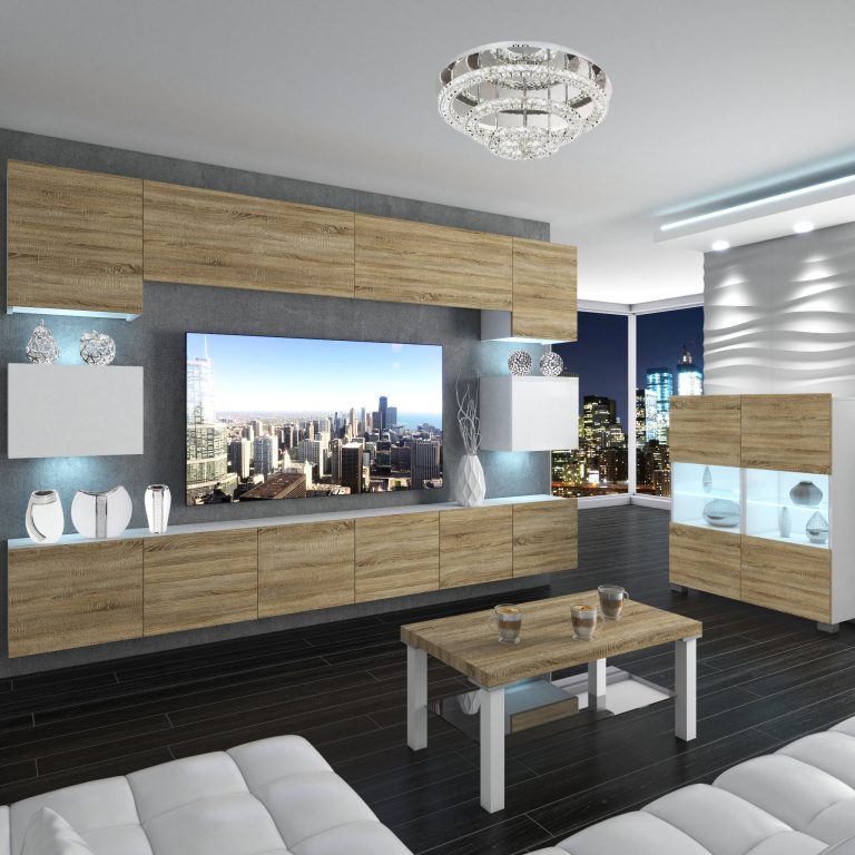 Meblościanka Nexum 41 NEX 3/0/W/DSWDS/0/0/PP