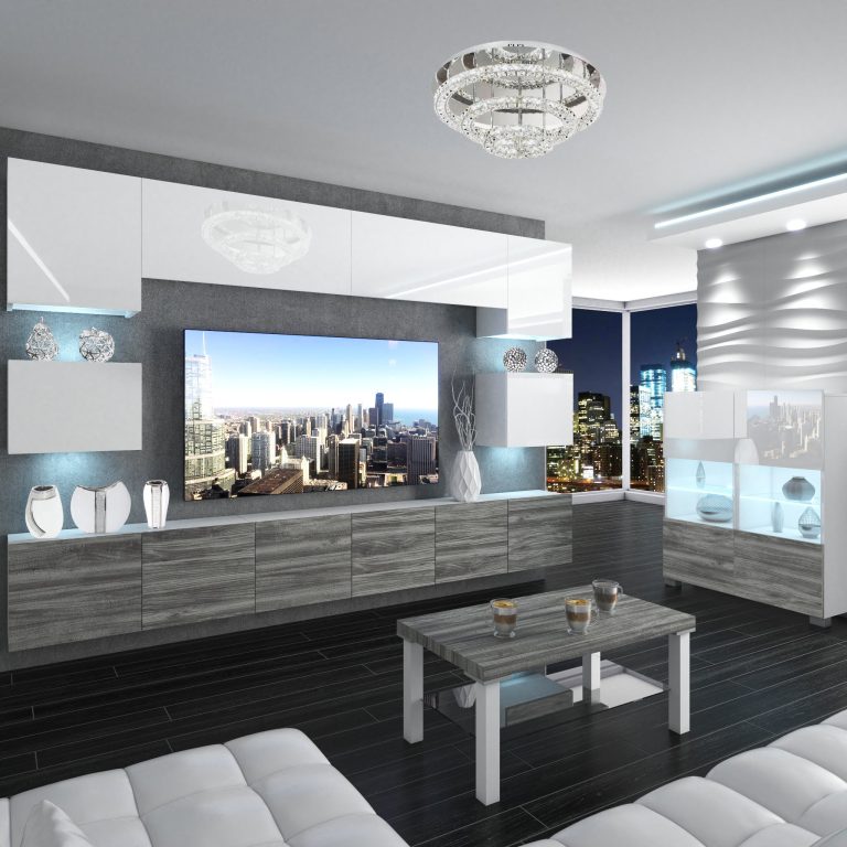 Meblościanka Nexum 40 NEX 3/0/W/WGW1/0/0/PP