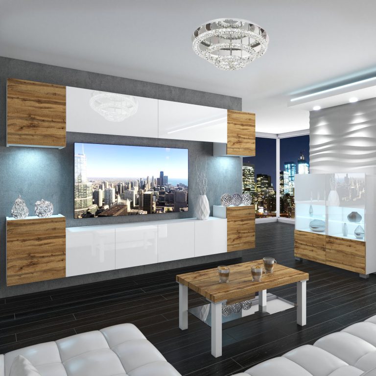 Meblościanka Nexum 62 NEX 4/0/W/DWWDWW/0/0/PP