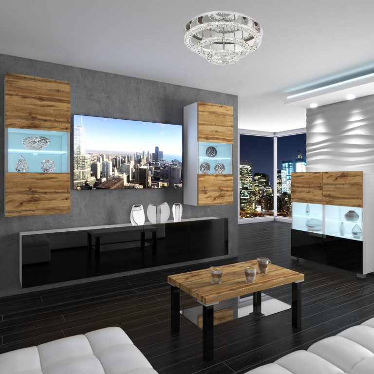 Meblościanka Nexum 108 NEX 7/0/W/DWB/0/0/PP