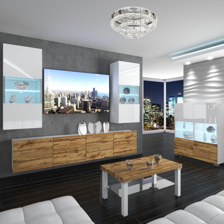 Meblościanka Nexum 136 NEX 7/0/W/WDW/0/0/PP