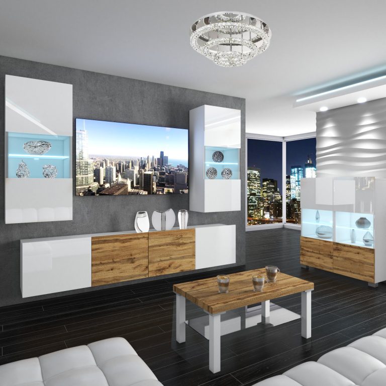 Meblościanka Nexum 105 NEX 7/0/W/WWDW/0/0/ PP