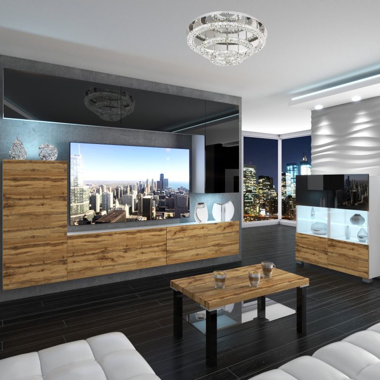 Meblościanka Nexum 137 NEX 8/0/W/BDW/0/0/ PP