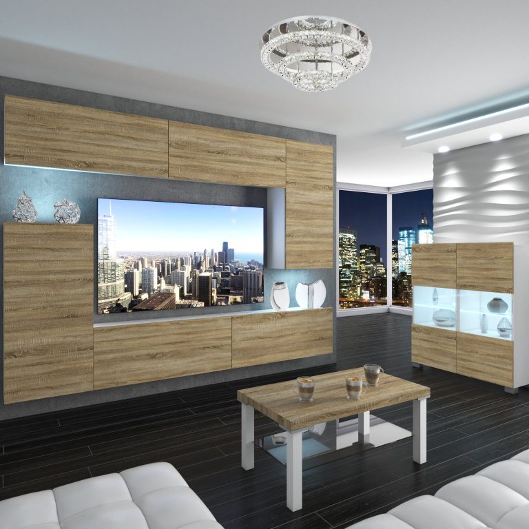 Meblościanka Nexum 129 NEX 8/0/W/DS/0/0/PP