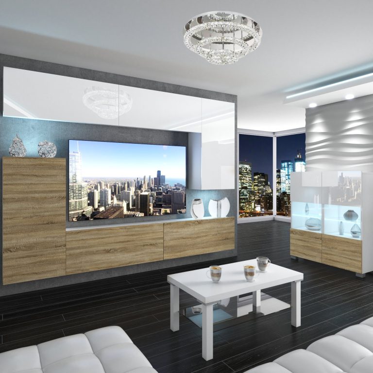 Meblościanka Nexum 120 NEX 8/0/W/WDS/0/0/PP