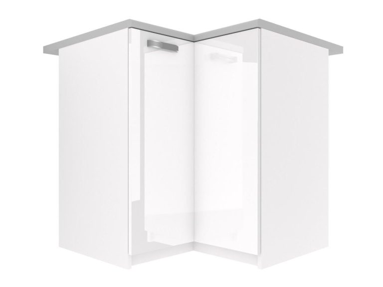 Szafka kuchenna narożna stojąca bez blatu INF SNP90/1/WT/W/BB/F