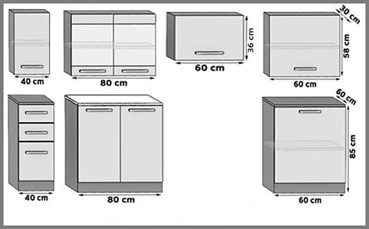 Meble kuchenne 240 cm szare połysk z blatem Producent INF UNIQA/4/WT/S/0/B1