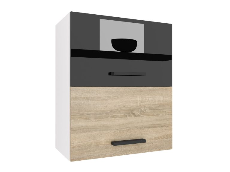 Szafka kuchenna wisząca pawlaczowa INF SGP2-60/1/WT/BDS/0/B1