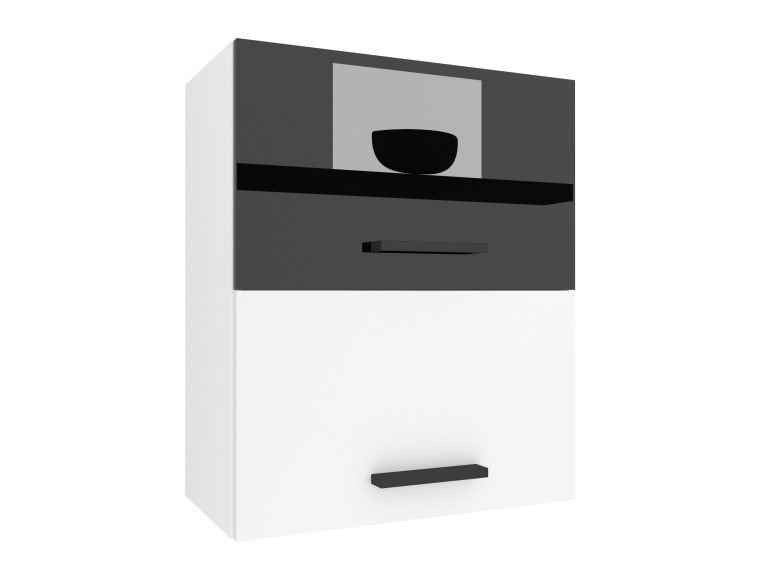 Szafka kuchenna wisząca pawlaczowa INF SGP2-60/1/WT/BWT/0/B1