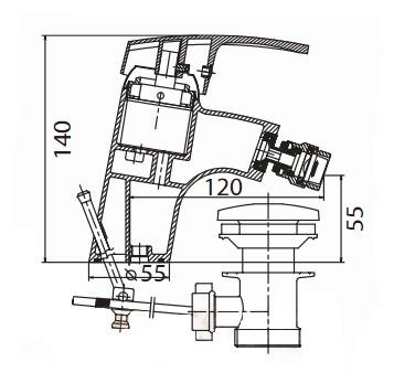 Bateria bidetowa FERRO TURYN 008