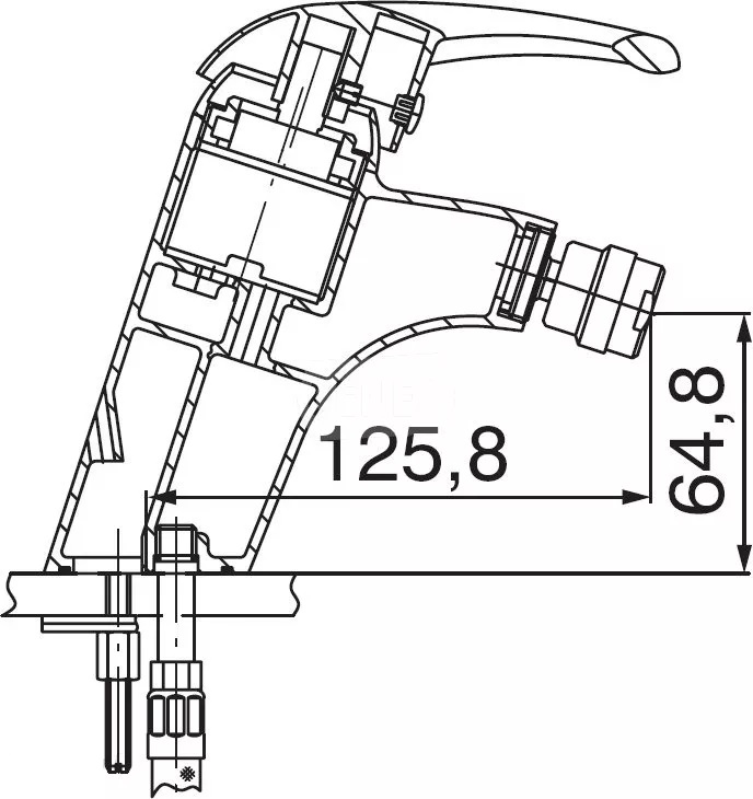 Bateria bidetowa FERRO TURYN 009